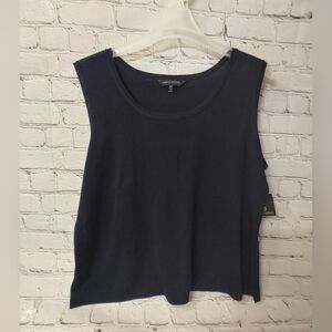 Ming Wang Mid Length Scoop Neck Scoop Tank 2X NWT